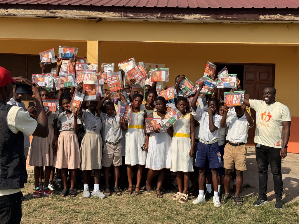 TNF Team in Workpoe to distribute exams kits